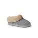 Women's Chloe Slippers by Dearfoams in Light Heather Grey (Size M M)