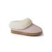 Women's Chloe Slippers by Dearfoams in Pale Mauve (Size M M)