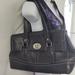 Coach Bags | Coach Black Satchel Bag, Like New | Color: Black/White | Size: 12.5" X 8.5" X 3"