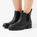 Madewell Shoes | Madewell Black Rubber Chelsea Rain Waterproof Ankle Boots Size 7 | Color: Black | Size: 7