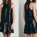 Free People Dresses | Free People Black Liquid Shine Dress-Small | Color: Black | Size: S