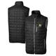 Men's Cutter & Buck Black Oakland Athletics Big Tall Rainier Full-Zip Puffer Vest