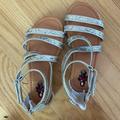 Disney Shoes | Girls Gladiator Sandals | Color: Silver | Size: 11g