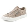 Sneaker ELBSAND "Schnürschuh", Damen, Gr. 38, beige (sand), Obermaterial: 100% Textilmaterial. Futter: 100% Textilmaterial. Decksohle: 100% Textilmaterial. Laufsohle: 100% Synthetik, used, unifarben, casual, Schuhe, Schnürhalbschuh, Freizeitschuh...