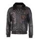 Lederjacke TOP GUN "TGJ1001" Gr. 52 (L), braun (brown) Herren Jacken Übergangsjacken