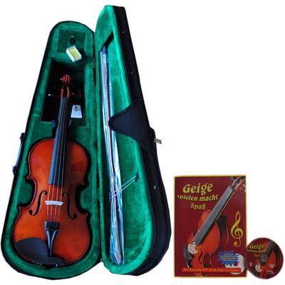 Violine CLIFTON Violinen braun Musikinstrumente Violinen mit Buch und CD
