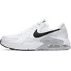 Sneaker NIKE SPORTSWEAR "Air Max Excee", Gr. 42,5, schwarz-weiß (weiß, schwarz, pure, platinum), Leder, Textil, sportlich, Schuhe, Topseller