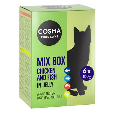24x100g Mixed Trial Pack Cosma Original Pouches Wet Cat Food