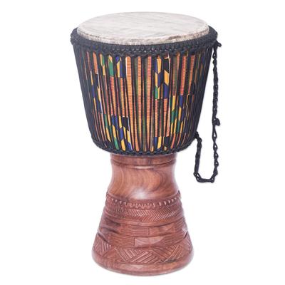 Nyansa Pow,'Handcrafted Tweneboa Wood Djembe Drum ...
