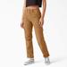 Dickies Women's Skinny Fit Cuffed Cargo Pants - Brown Duck Size 27 (FPR52)