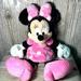 Disney Toys | Disney Parks Minnie Mouse Plush 20 Inch | Color: Black/Pink | Size: 20 Inches