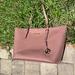 Michael Kors Bags | Nwot Michael Kors Jet Set Medium Tote | Color: Pink/Tan | Size: Os