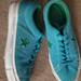 Converse Shoes | Converse Aqua Blue Suede One-Star Sneakers, Size 10 | Color: Blue/White | Size: 10