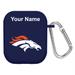 Navy Denver Broncos Personalized AirPods Case Cover