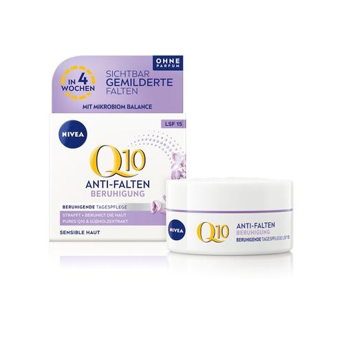 NIVEA – Q10 Anti-Falten Beruhigende Tagespflege Gesichtscreme 50 ml Damen