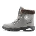 Winterstiefelette LASCANA "Stiefelette, Stiefel, Winterstiefel" Gr. 41, grau (anthrazit) Damen Schuhe Winterboots Schnürboots Winterstiefel