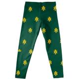 Girls Youth Green Arkansas Tech All Over Print Leggings