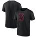 Men's Fanatics Branded Black Boston Red Sox Rough Diamond T-Shirt