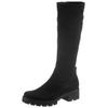 Stiefel GABOR, Damen, Gr. 39, XS-Schaft, schwarz, Textil, Veloursleder, klassisch, Schuhe, Blockabsatz, Plateau, Langschaftstiefel, mit XS-Stretch-Schaft