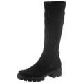 Stiefel GABOR Gr. 43, XS-Schaft, schwarz Damen Schuhe Reißverschlussstiefel Reiterstiefel