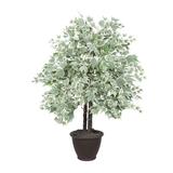 Vickerman 687543 - 4' Silver Maple Bush in Plastic Contain (TBU1640-RB) Home Office Bushes