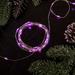 20-Count Pink LED Micro Fairy Christmas Lights - 6ft, Copper Wire