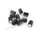 10 Pcs 400V 10uF 105C Radial Lead Electrolytic Capacitor 10mm x 13mm - Black