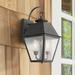 Mansfield 16 1/2" High Black Outdoor Wall Light