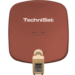 TechniSat Digidish 45 Twin Satellitenantenne Rot Image