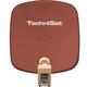 TechniSat Digidish 45 Twin Satellitenantenne Rot