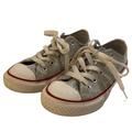 Converse Shoes | Converse Silver Glitter Star Low Top Canvas Sneakers Girls Size 12 | Color: Red/Silver | Size: 12g