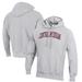 Men's Champion Heathered Gray Central Michigan Chippewas Reverse Weave Fleece Pullover Hoodie