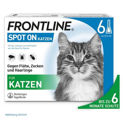 Frontline - SPOT-ON gegen Zecken und Flöhe für Katzen