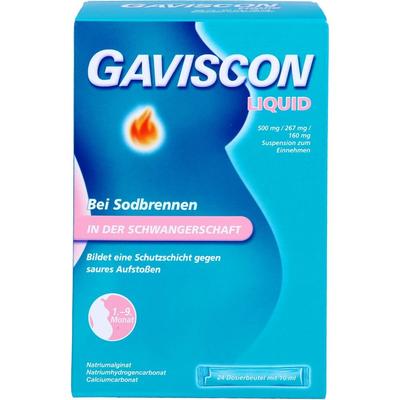 Gaviscon - Liquid 500 mg/267 mg/160 mg Susp.z.Einn. Sodbrennen 0.24 l