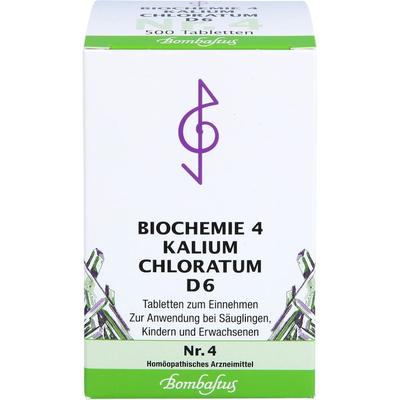 Bombastus - BIOCHEMIE 4 Kalium chloratum D 6 Tabletten Zusätzliches Sortiment