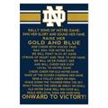 Notre Dame Fighting Irish 23'' x 34'' Fight Song Wall Art