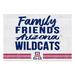 Arizona Wildcats 24'' x 34'' Friends Family Wall Art