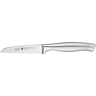 Gemüsemesser RÖSLE "Basic Line", silber (silberfarben), Gesamtlänge 20,5cm Klingenlänge 9cm, Edelstahl 18/10, Spezialklingenstahl, Kochmesser, für Obst und Gemüse, Klingenspezialstahl, ergonomischer Griff Image