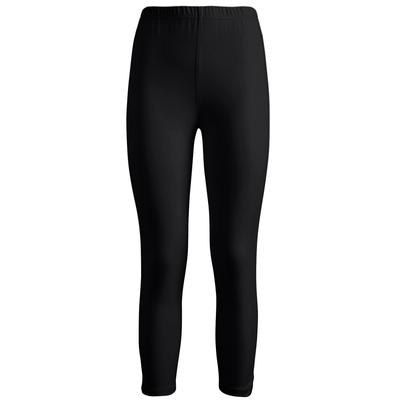 Leggings CLASSIC BASICS, Damen, Gr. 46, Normalgrößen, schwarz, 92% Baumwolle, 8% Elasthan, unifarben, 3/4-Länge, Hosen Image