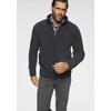 Fleecejacke MAN'S WORLD, Herren, Gr. M (48/50), blau (marine ((aus nachhaltigem material))), Obermaterial: 100% Polyester, casual, normal, Langarm, Jacken, für die Übergangszeit, aus Fleece, casual Look, schnelltrocknend, Topseller