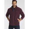 Fleecejacke MAN'S WORLD, Herren, Gr. L (52/54), rot (burgund), Obermaterial: 100% Polyester, casual, normal, Langarm, Jacken, für die Übergangszeit, aus Fleece, casual Look, schnelltrocknend