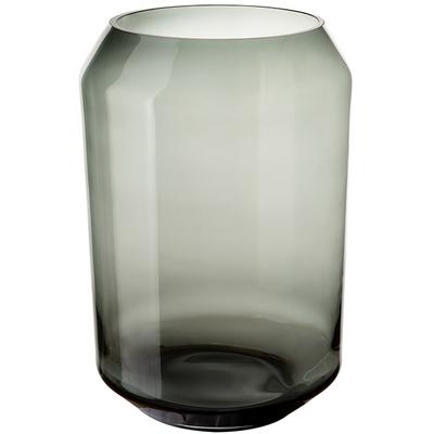 Tischvase FINK "ORELIA", grau, H:38cm Ø:26cm, Glas, Vasen, aus Glas, auch als Windlicht verwendbar