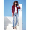 Jerseyblazer HEINE "Jersey-Blazer" Gr. 34, rot (karminrot) Damen Blazer