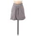 Banana Republic Factory Store Casual A-Line Skirt Mini: Gray Solid Bottoms - Women's Size X-Small