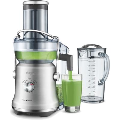 SAGE Entsafter "SJE530BSS4 the Nutri Juicer Cold Plus", silber (brushed stainless steel (edelstahl)), B:21,9cm H:44,8cm T:33,4cm, Entsafter, Gebürstetes Edelstahlgrau