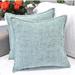 Gracie Oaks Soft Chenille Throw Pillow Covers w/ Stitched Edge Chenille in Green | 26 H x 26 W in | Wayfair 3419227B4E3B4F88B77E3E114B8E1EFF