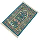 Tapis de prière musulman doux avec pompon Portable Style Oriental turc pour adultes et enfants