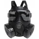 Masque à gaz DC15 DulAirsoft Paintball protection complète du visage M50 avec ventilateur noir