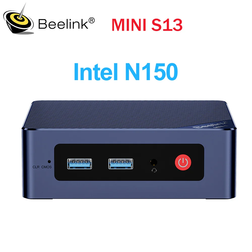 Beelink Mini S13 Intel Twin Lake N150 S12 Pro N100 Mini S N5095 Mini PC N95 8GB 128GB SSD ordinateur de jeu de bureau VS GMKtec G3