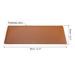31.5x15.7" Desk Mat PU Leather/Cork Double-Sided Writing Pad Protector